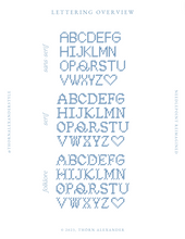 Load image into Gallery viewer, Brooke's Signature Alphabet Charts