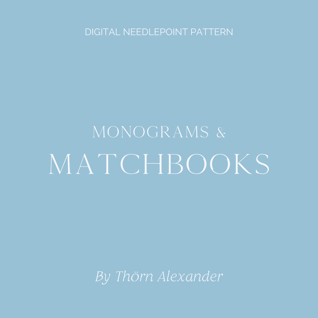 Monograms & Matchboxes Pattern e-book
