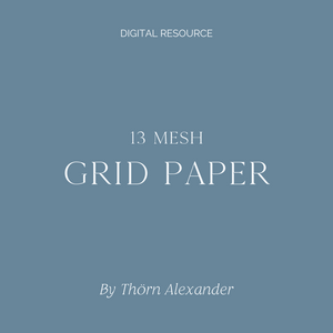13 Mesh Needlepoint Grid Paper