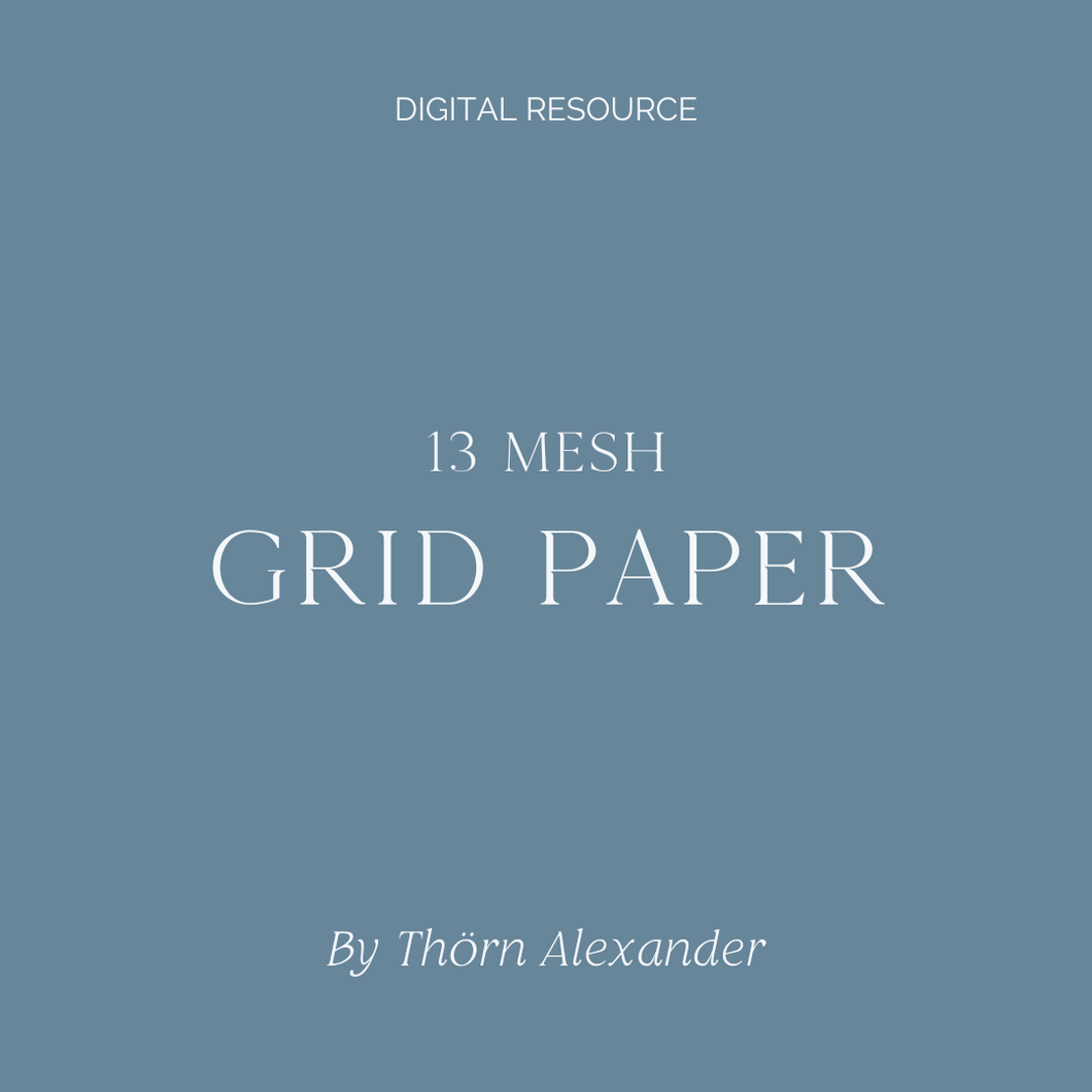 13 Mesh Needlepoint Grid Paper – Thörn Alexander
